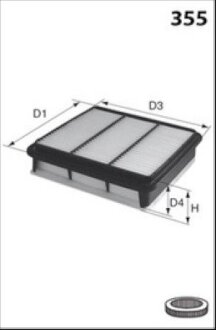 Автозапчасть MECAFILTER ELP9636