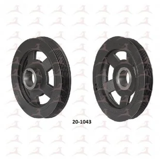 HYUNDAI Шкив коленвала HYUNDAI, KIA 1,5-1,6CRDi MEHA MHK60042