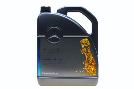 Олива моторна MB 229.5 1л (x5) SAE 5W-40 MB 229.5 MERCEDES-BENZ 000989210713faee