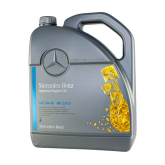 Моторное масло / PKW-Synthetic 229.5 5W-40 синтетическое 5 л MERCEDES-BENZ A000989920213aife (фото 1)