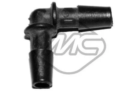 Универсальный пластиковый соединитель шлангов 6mmX6mm (угол 90 градусов)) Metalcaucho 00051 (фото 1)