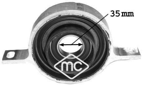 Підшипник підвісний BMW Е46/90/91 (98-04) (d=35mm) Metalcaucho 05836 (фото 1)