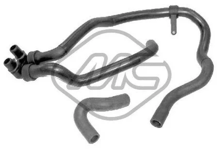 Патрубок системи опалення Citroen Berlingo, Xsara/Peugeot Partner 1.9D (02-) Metalcaucho 08555