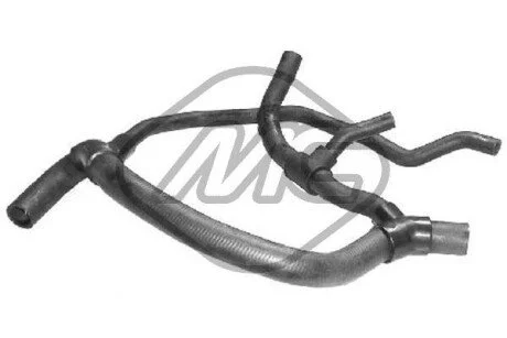 Патрубок радіатора Renault Kangoo, Megane 1.9 dci (01-) Metalcaucho 08725