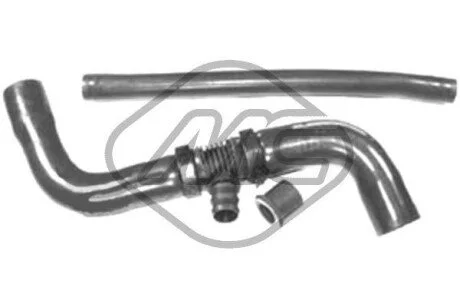 Патрубок радиатора Renault Clio III, Modus Metalcaucho 09162