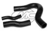 Патрубок системы охлаждения ДВС Fiat Panda/Citroen Nemo 1.3D (03-) (комплект 3шт) (09386) Metalcaucho