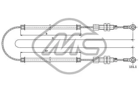 Трос Metalcaucho 81273