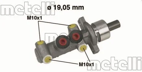 Головний гальмівний циліндр Metelli 050266