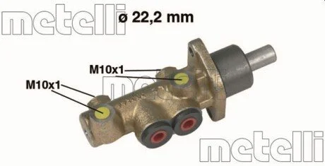 Головний гальмівний циліндр Metelli 050278