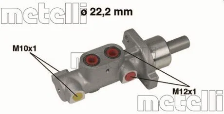 Головний гальмівний циліндр Metelli 050359