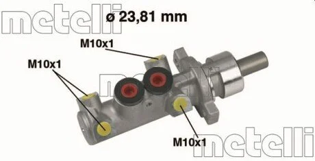 Головний гальмівний циліндр Metelli 050361