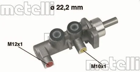 Головний гальмівний циліндр Metelli 050380
