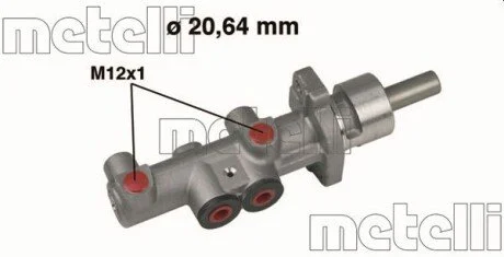 Головний гальмівний циліндр Metelli 050404