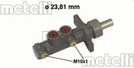 Цилиндр гл. тормозной 97-00, (2 выходы) Metelli 050486