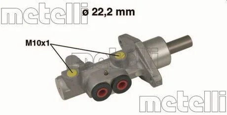 Головний гальмівний циліндр Metelli 050492