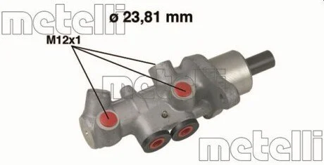 Головний гальмівний циліндр Metelli 050536