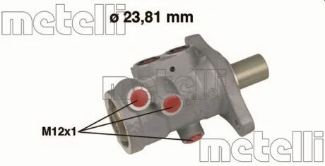 Головний гальмівний циліндр Metelli 050556