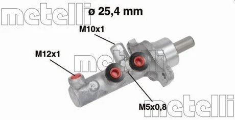 Головний гальмівний циліндр Metelli 050570