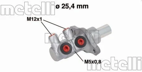 Головний гальмівний циліндр Metelli 050571