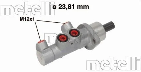 Головний гальмівний циліндр Metelli 050587