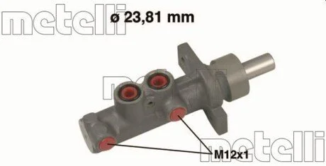 Головний гальмівний циліндр Metelli 050635