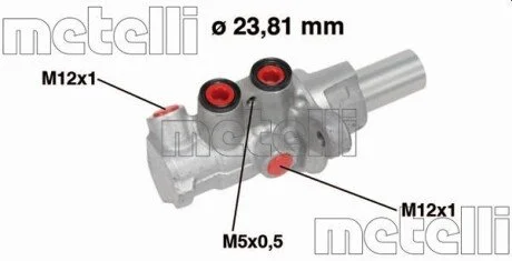 Цилиндр тормозной главный Metelli 05-0749