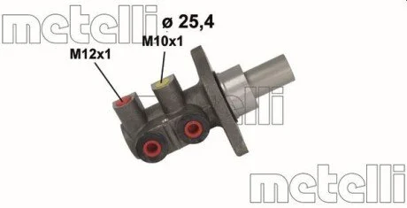 Циліндр гальмівний головний Metelli 051129