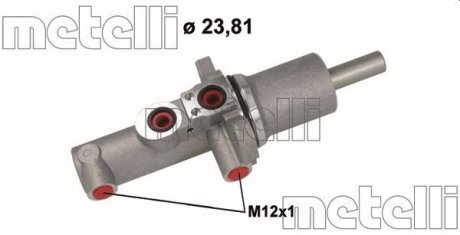 Циліндр гальмівний головний Metelli 051145