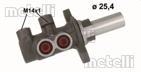 Циліндр гальмівний (головний) Metelli 05-1174