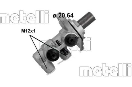 POMPA HAM KIA FI20,6MM Metelli 051241