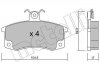 Комплект гальмівних колодок METELLI 22-0062-0