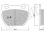 Гальмівні колодки, дискове гальмо (набір) Metelli 2203540 (фото 1)