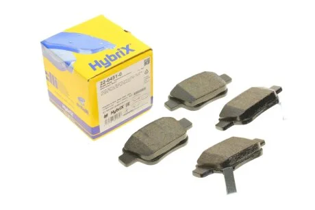 Комплект гальмівних колодок Metelli 22-0451-0