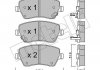 Комплект гальмівних колодок METELLI 22-0485-2