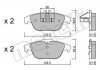 Комплект гальмівних колодок METELLI 22-0666-0