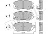 Комплект гальмівних колодок METELLI 22-0841-0