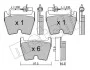 Комплект гальмівних колодок (дискових) METELLI 22-1043-0