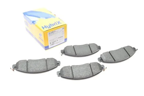 Комплект гальмівних колодок (дискових) Metelli 22-1081-0