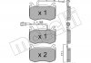 Комплект гальмівних колодок METELLI 22-1099-0