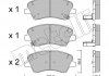 Комплект гальмівних колодок (дискових) METELLI 22-1167-0 2211670