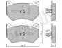 Комплект гальмівних колодок METELLI 22-1170-1
