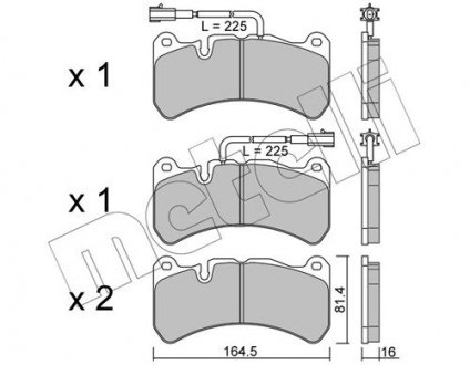 KLOCKI HAM.PRZOD Metelli 2212012