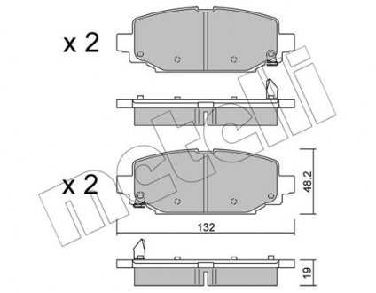 KLOCKI HAM.TYL Metelli 2212100