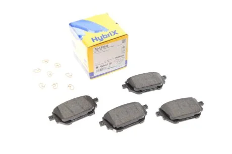 Комплект гальмівних колодок Metelli 22-1236-0