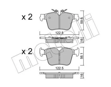KLOCKI HAM TYL Metelli 2213290