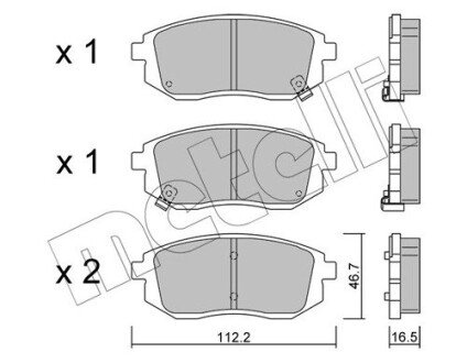 KLOCKI HAM.PRZOD Metelli 2213530