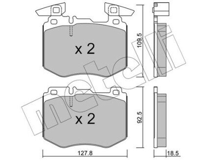 KLOCKI HAM PRZOD Metelli 2213880