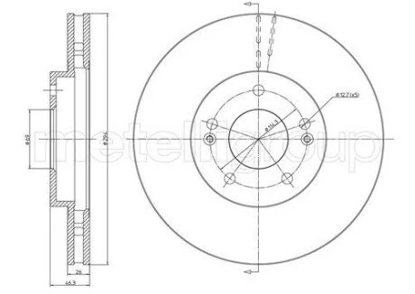Автозапчасть Metelli 230593C