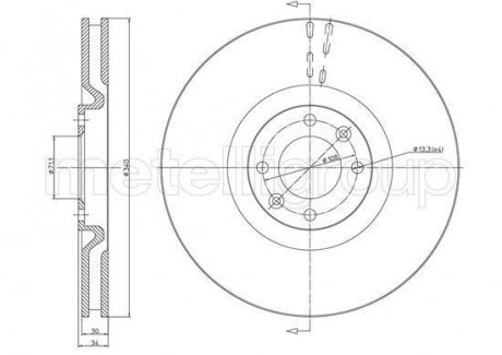 Автозапчастина Metelli 231483C