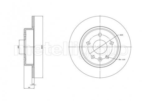 TARCZA HAM.TYL Metelli 231823C (фото 1)